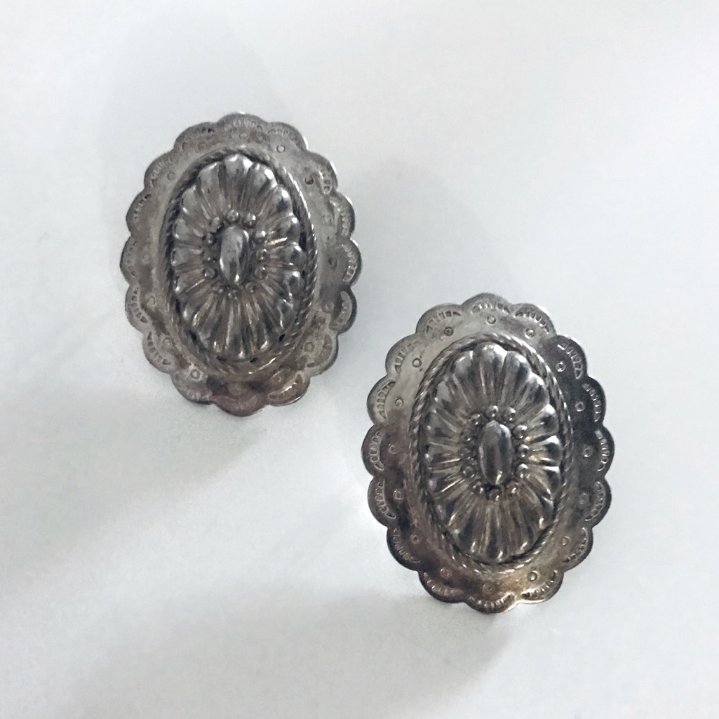 Vintage Silver Jj Jonette Earrings